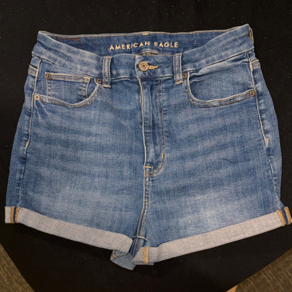 American Eagle Outfitters Women's Light Blue Denim Shorts